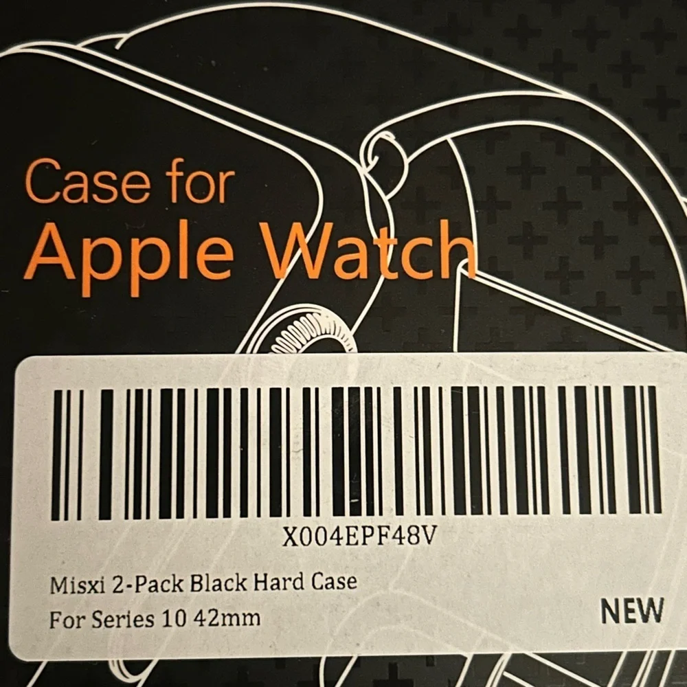 Misxi 2 Pack Tempered Glass Case for Apple Watch 42mm